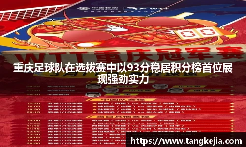 重庆足球队在选拔赛中以93分稳居积分榜首位展现强劲实力